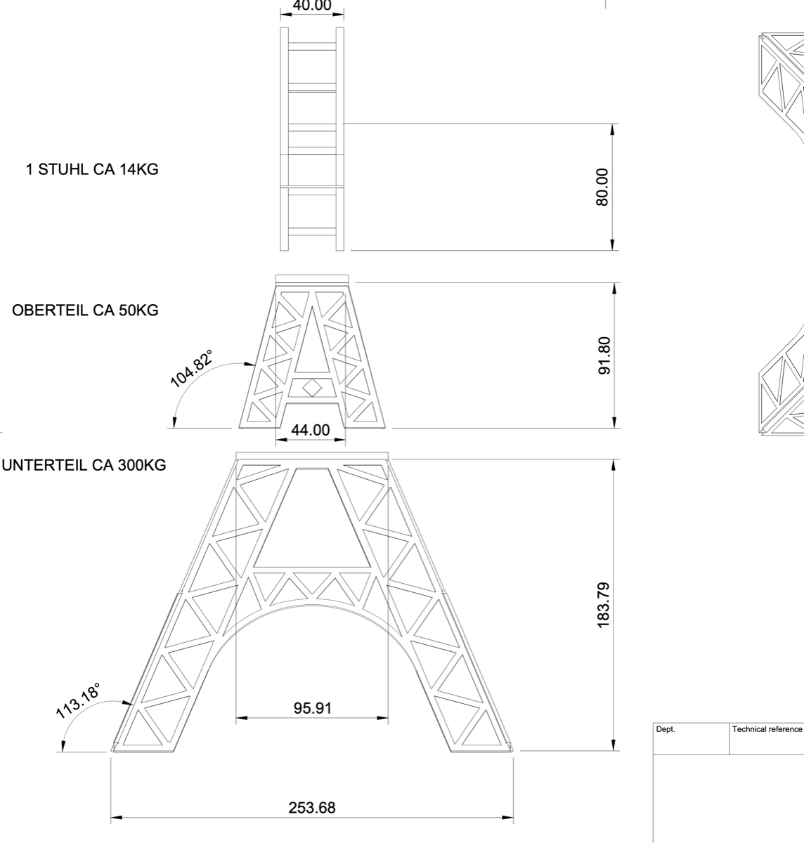 Eiffelturm Gino