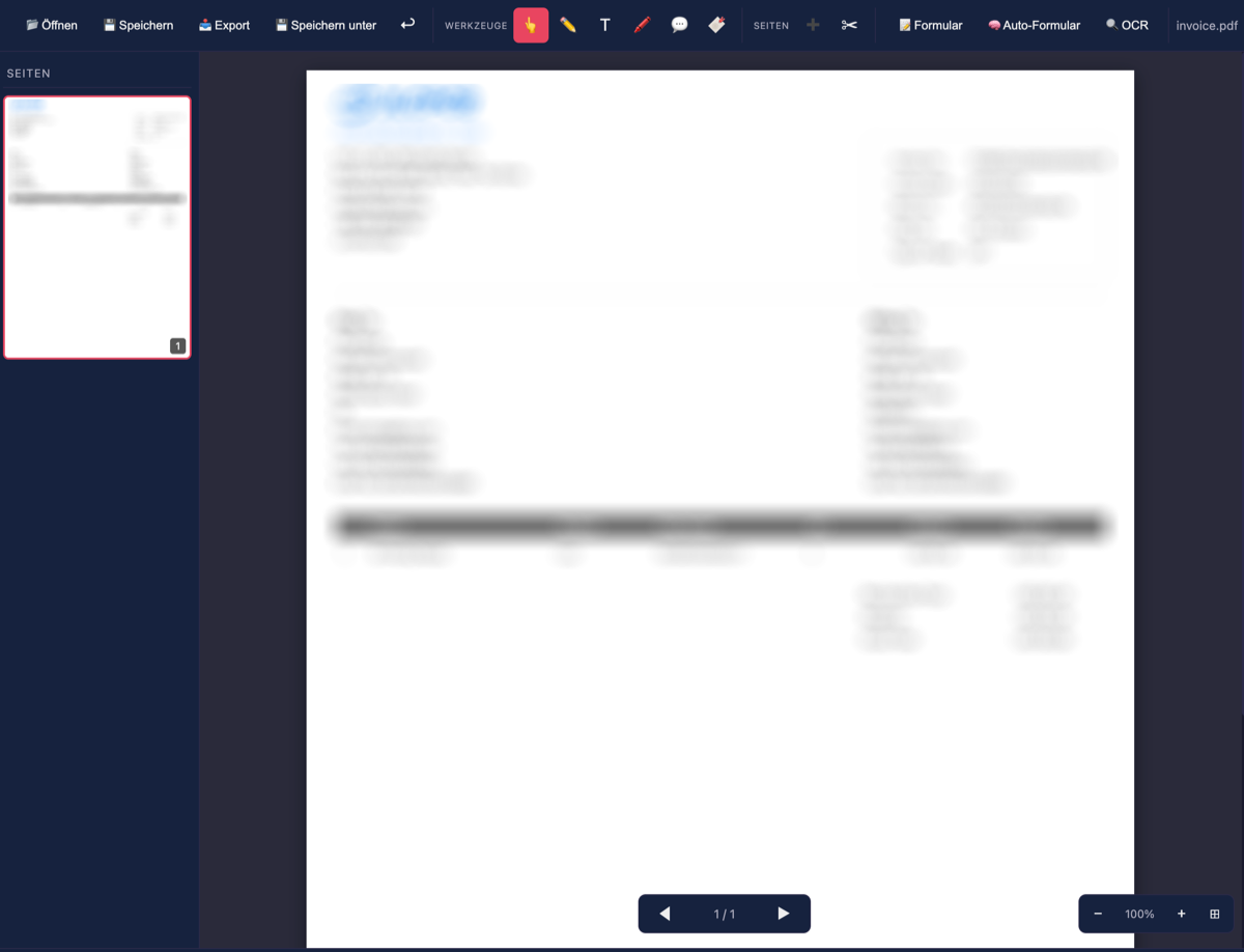 PDF Tool — Web-Anwendung